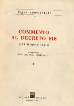 Commento al decreto . 616