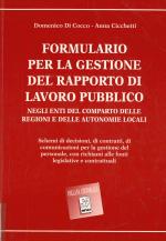 Formulario gestione rapporto di lavoro