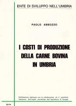 I costi di produzione della carne bovina