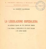 La legislazione ospedaliera