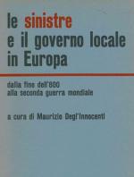 Le sinistre e il governo locale in Europa