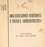 Organizzazione scientifica e tecnica amministrativa