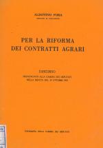 Per la riforma