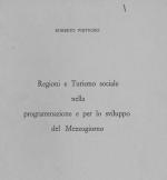 Regioni e Turismo sociale nella programmazione e per lo sviluppo del Mezzogiorno