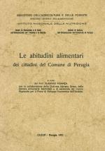 Le abitudini alimentari dei cittadini del comune di Perugia