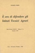 E’ ora di difendere gli Istituti tecnici agrari